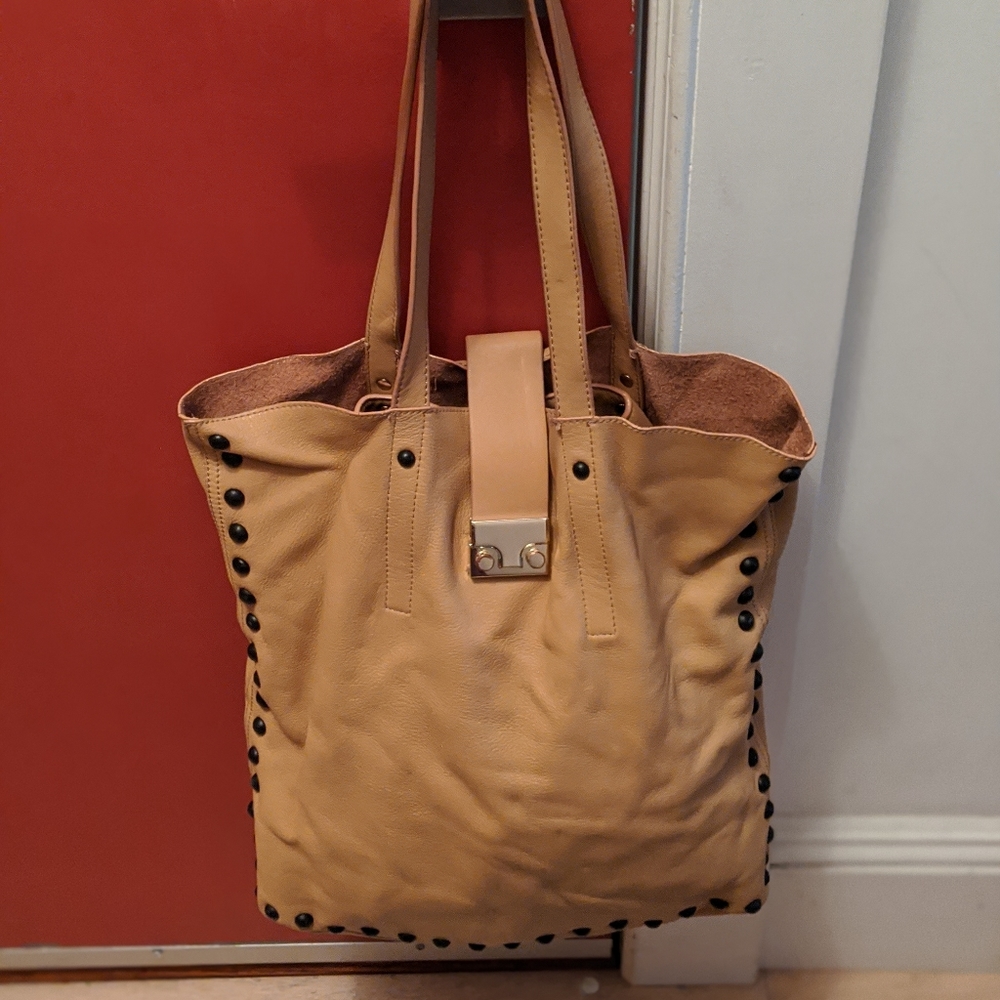 Loeffler Randall leather tote bag